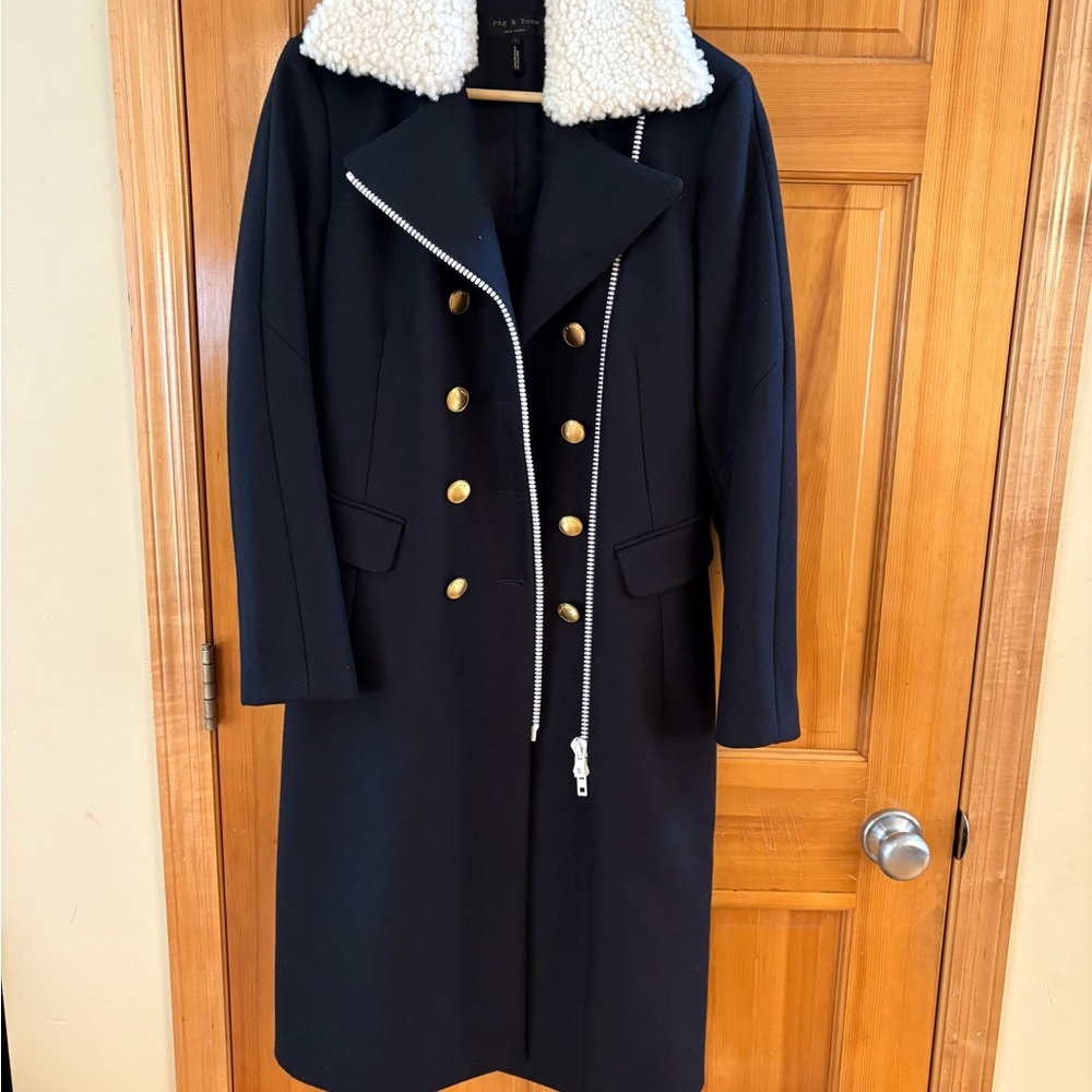 Rag and Bone Sullivan Double-Breasted Wool Coat